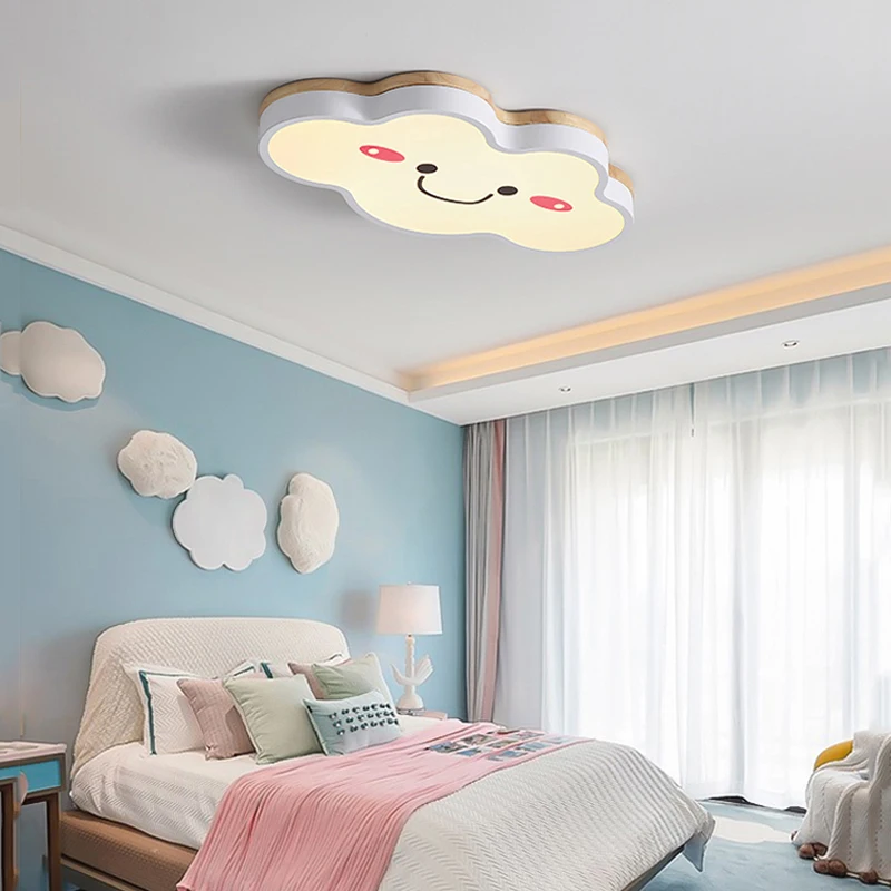 Imagem -03 - Moderno Led Nuvem Luzes de Teto Ferro Abajur Lâmpada do Teto para Crianças Bebê Princesa Meninas Meninos Kids Bedroom Lighting Ac85 265v