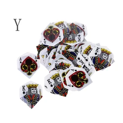 50pcs Standard Dart Flights Nice Outdoor Wing Tail Professional PVC Darts Flight Drop Shipping