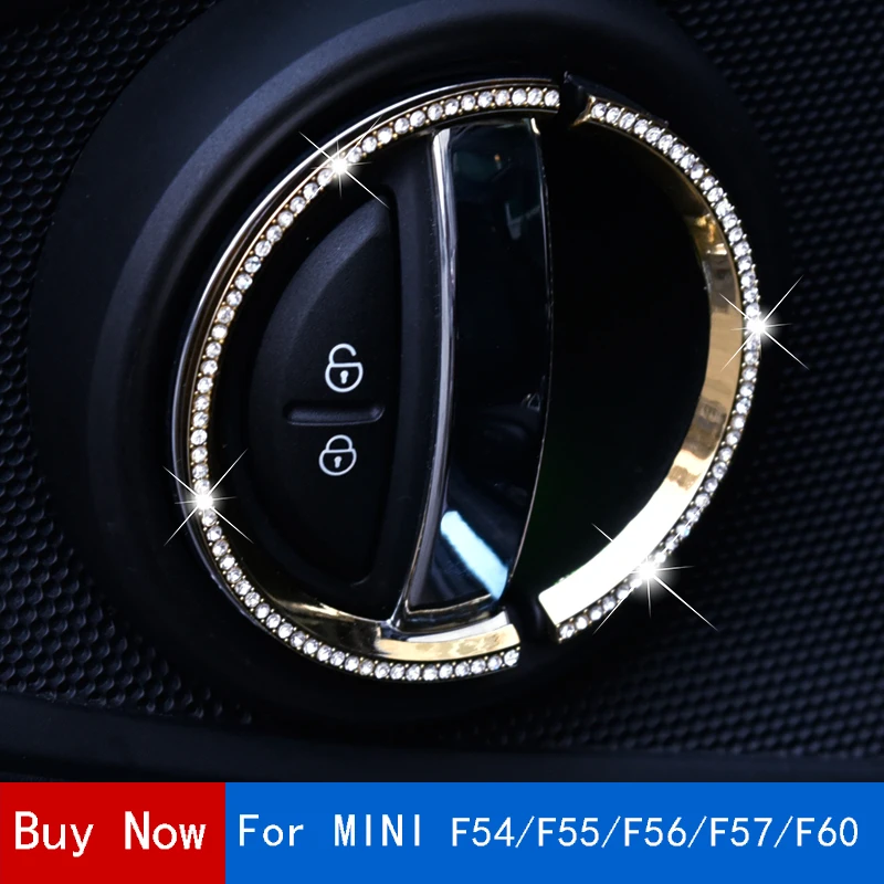 

Car Door Handle Decorative Ring Car decoration accessory For MINI Cooper One S F54 F55 F56 F60 Automotive Interior Stickers 8pcs