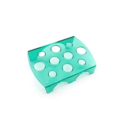 10 Holes Tattoo Ink Cup Holder Stand Makeup Accessories Random Color Trailer Supplies Tatoo Tool Pigment Brack Container