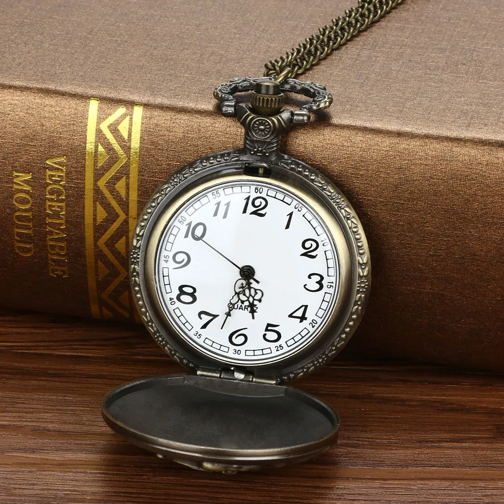 Montre de poche Vintage à chaîne, rétro, la meilleure montre de poche, collier pour grand-père papa, cadeaux