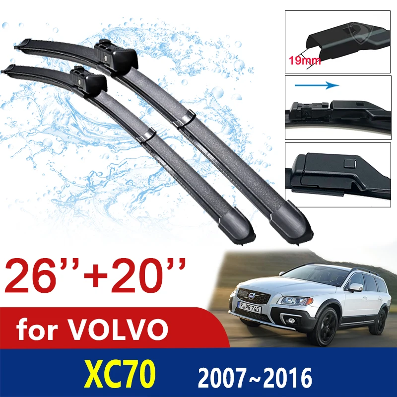 

Car Wiper Blades for Volvo XC70 2007~2016 Front Windshield Brushes Wipers 2008 2009 2010 2011 2012 2013 2014 2015 Car Goods