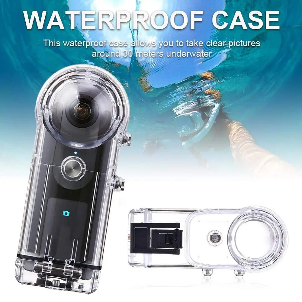 

40M Waterproof Case For RICOH Theta V/Theta S & SC 360 Panoramic Action Camera Accessories Housing Case Diving Protective Shell