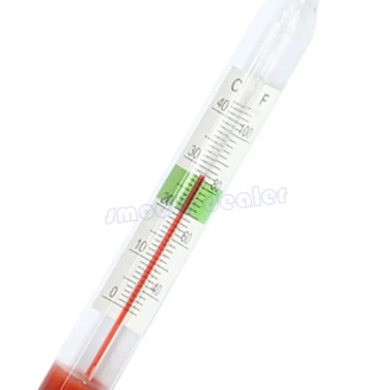 2024 New Aquarium Glass Hydrometer with Thermometer Salt Marine Salinity Tester Meter