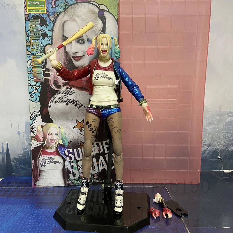 Crazy Toys Figure Harley Quinn Action Figure 1/6 Joker Team Of Prototyping Collectable Model Toy Gift 30CM