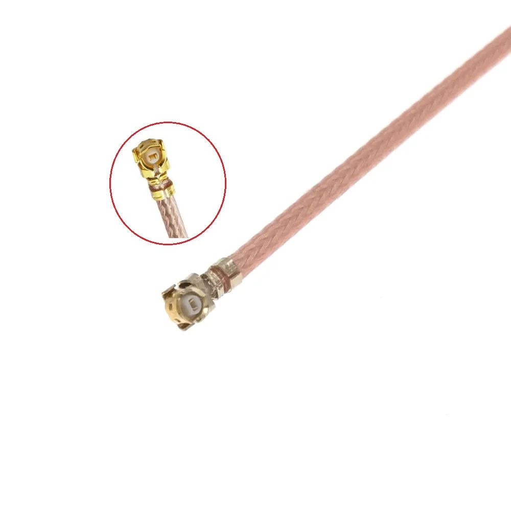 10pcs RG178&1.13 UFL Mini PCI To Right Angle RP-SMA Female Pigtail Antenna WiFi Cable 6