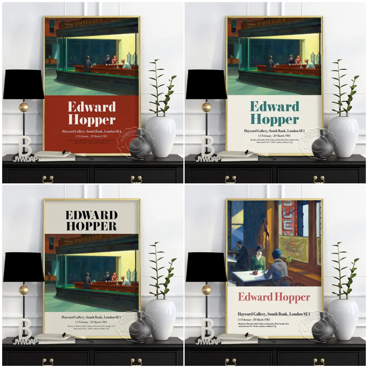 Винтажный художественный постер Эдварда Хоппера, музейный постер выставок, картина маслом, настенное искусство Nighthawks, домашний декор, ретро-плакат Винтажный художественный постер Эдварда Хоппера, музейный постер выставок, картина маслом, настенное искусство Nighthawks, домашний декор, ретро-плакат