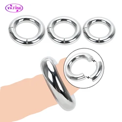 30-50mm Magnetic Penis Rings For Men Cock Exerciser Medical Lock Kit Chastity Cage Delay Ejaculation Sex Toys Male Masturbator