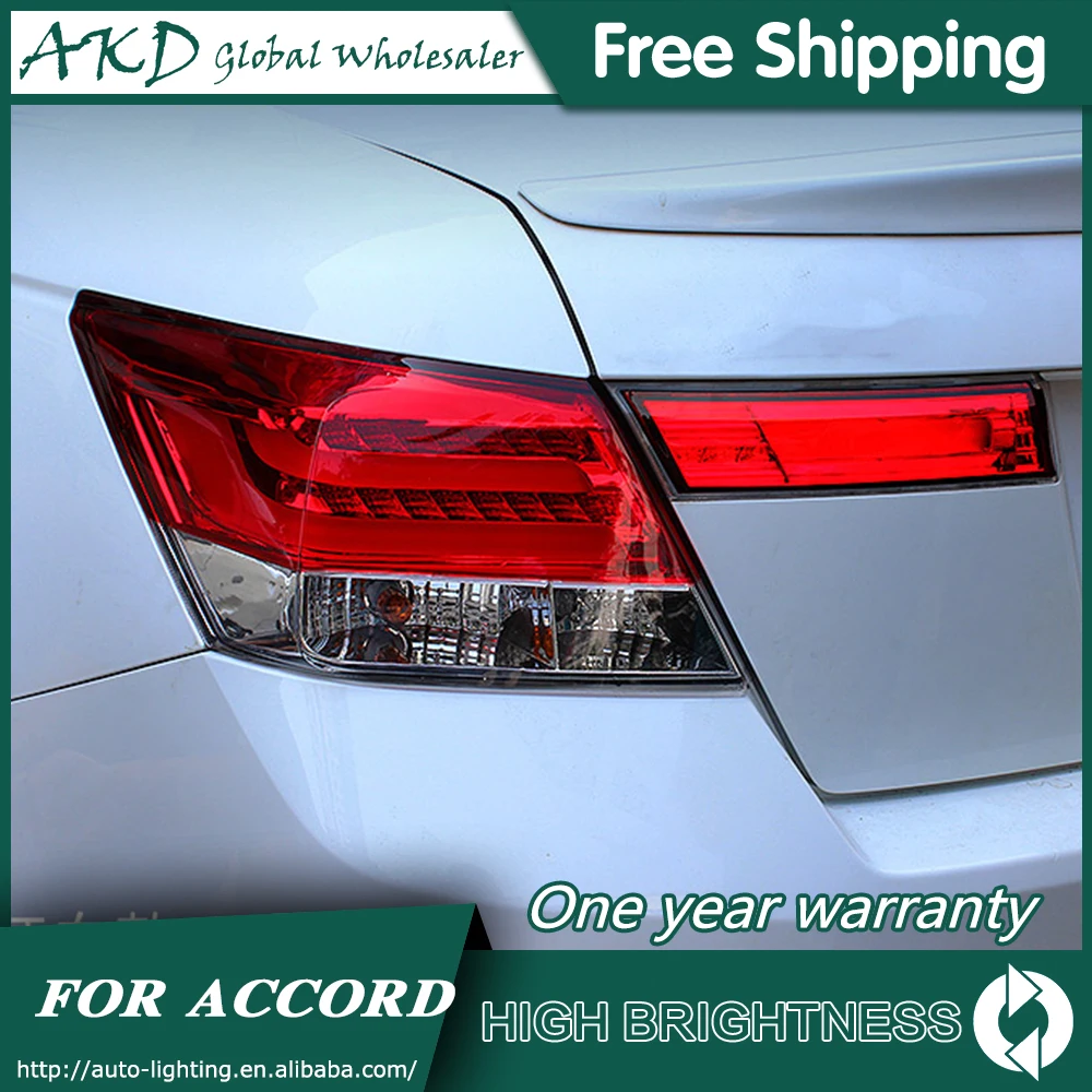 

Car For Honda Accord G8 2008-2012 Tail Lamp Led Fog Lights DRL Day Running Light Tuning Car Accessories Accord Tail Lights