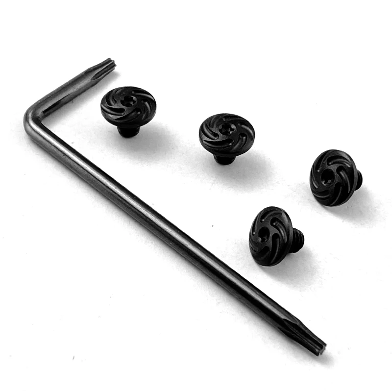 Personalizzato STI/TTI Combattimento Master 2011 Grips Viti in acciaio inox 416 CNC T8 Viti torx