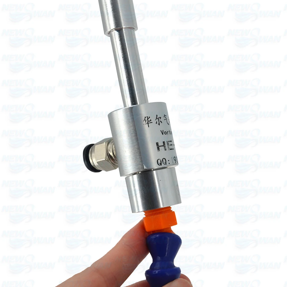 Pistola de aire frío vórtice profesional de 130mm, máquina de flujo de aire de refrigeración en seco de alta calidad con tubo Flexible para proceso de refrigeración