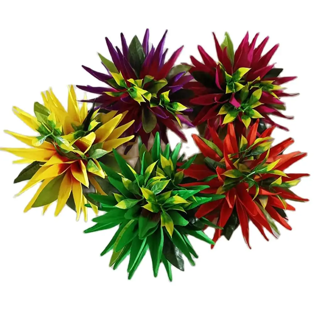 Free shipping 50 pcs/lot HC00016 Artificial Silk Bird Of Paradise Leaves Hair Clip Headwear Accessories Hawaii Flower Hairpins