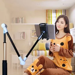 Folding Long Arm Phone Tablet Holder Stand Lazy Bed Mount 4-14 Inch Tablet support Bracket For Ipad Pro 12.9 11 10.5 Kindle
