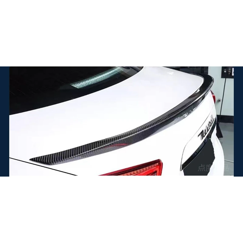 Gloss Black Novitec Style for Ghibli Carbon Rear Spoiler 2014 - UP For Maserati Ghibli Carbon Fiber rear spoiler Rear trunk wing