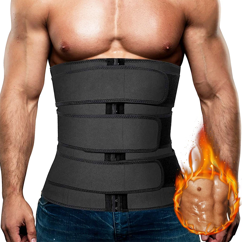 

Men Body Shaper Sauna Sweat Shapers belt Thermo Shapewear Slimming Girdle Workout Waist Trainer Corset Gym Abdomen Fat Burning