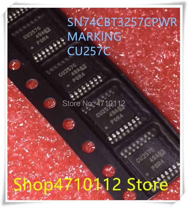 

NEW 10PCS/LOT SN74CBT3257CPWR SN74CBT3257CPW SN74CBT3257 MARKING CU257C TSSOP-16