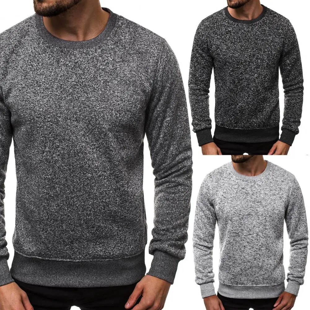 Jumper Sweater  Stylish Simple Pure Color Sweater  Streetwear Men Sweater