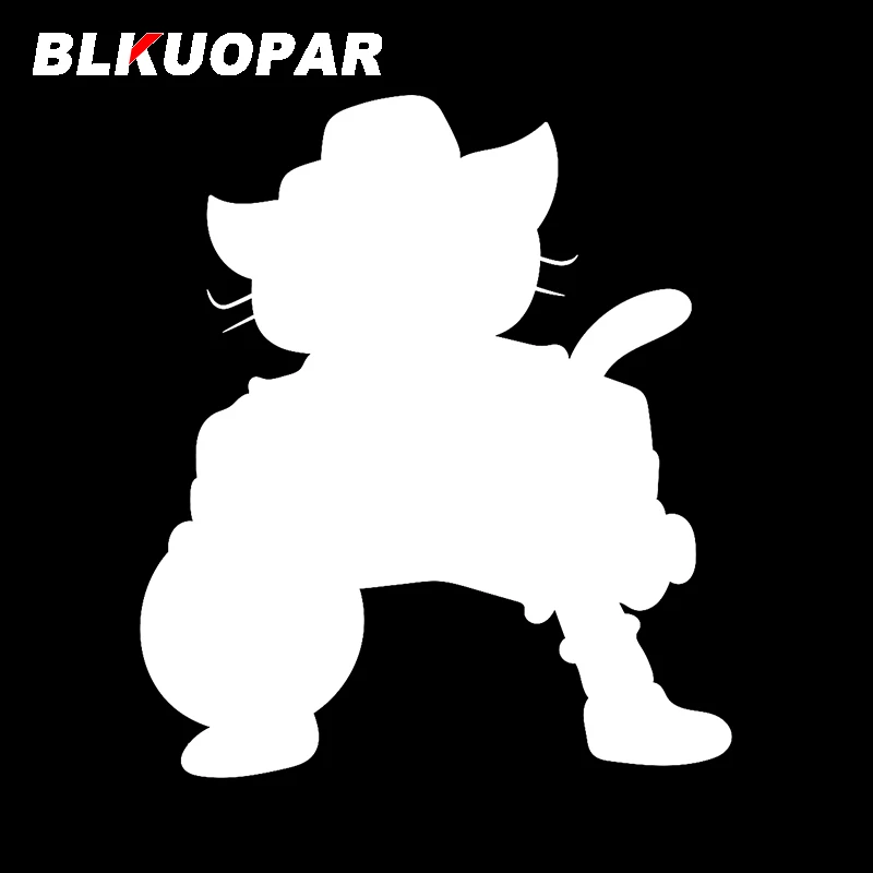 BLKUOPAR for Cat Football Goalkeeper Car Sticker Creative Occlusion Scratch Decal Waterproof Windows Laptop Vinyl Car Wrap