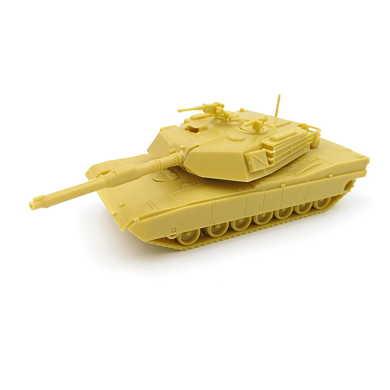 1/72 M1A1 Main Battle Tank Model U.S. Army Tank Assembly Model DIY Military Chariot