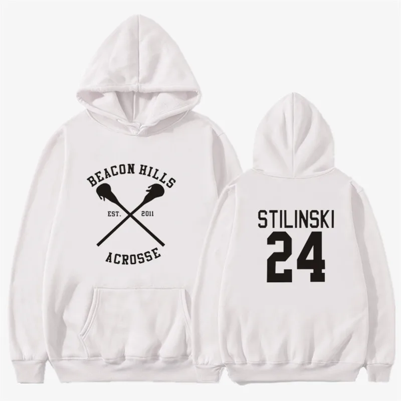 Teen Wolf Stiles Stilinski 24 Hoodies Sweatshirts Dunbar McCall Moletom Hoodie Sweatshirt Plus Size Harajuku Mens Jacket Clothes