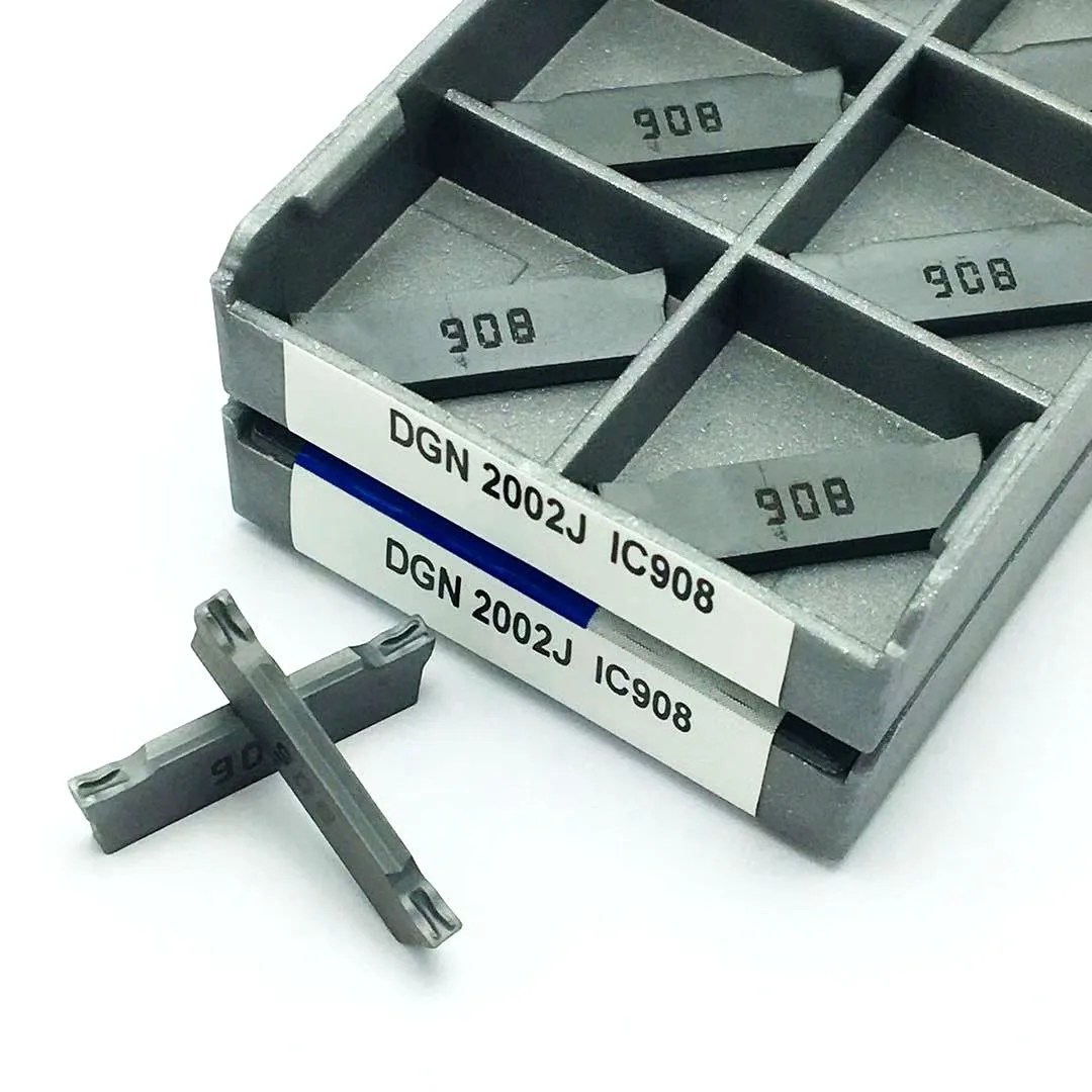 DGN2002C 2002J DGN3003C 3003J IC908 2mm 3mm utensile per scanalatura utensile da taglio per tornio Iscar in metallo duro CNC DGN 3003 inserto per tornitura