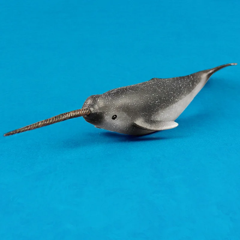 Sea Life Narwhal Simulation Animal Model Action & Toy Figures Unicorn Whale Educational Toys Collection Kids Gifts