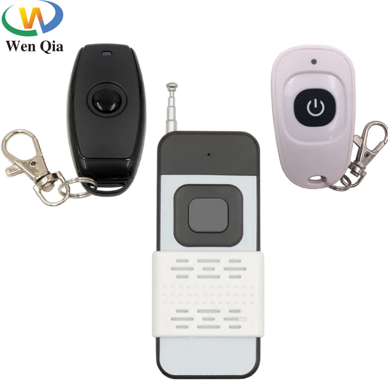 Wireless Universal 433 Mhz RF Remote Control 1 Button Controller Garage Gate Door Opener No Clone EV1527 Learning Code Car Key