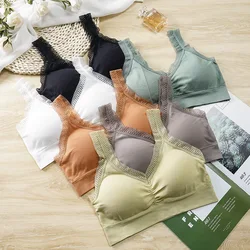 Seamless Bras Wire Free Brassiere Women Sports Crop Tops Female Underwear Sexy Lingerie Push Up Bra Fitness Top Comfy Underwear