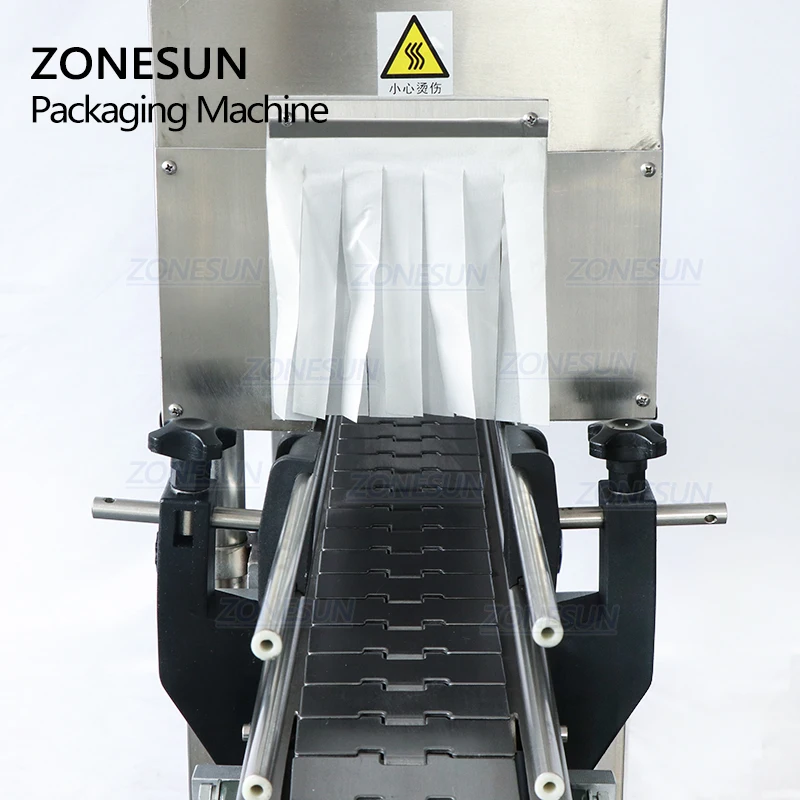 ZONESUN-máquina de encogimiento de calor eléctrica, máquina de embalaje de película de PP y PVC, con cubierta de cuello de botella automático, túnel de etiqueta, ZS-SX405