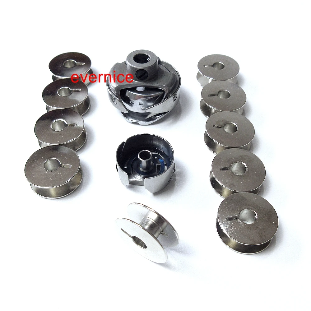 Rotary Hook 91-064 661-91 + Bobbin Case +10 Bobbins For Pfaff 130 138 238