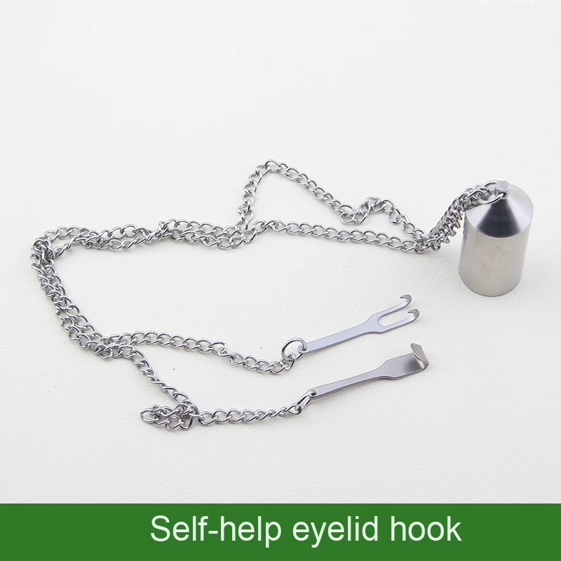 Eye bag self-help hook beauty pull hook stainless steel ophthalmic instrument double eyelid tool