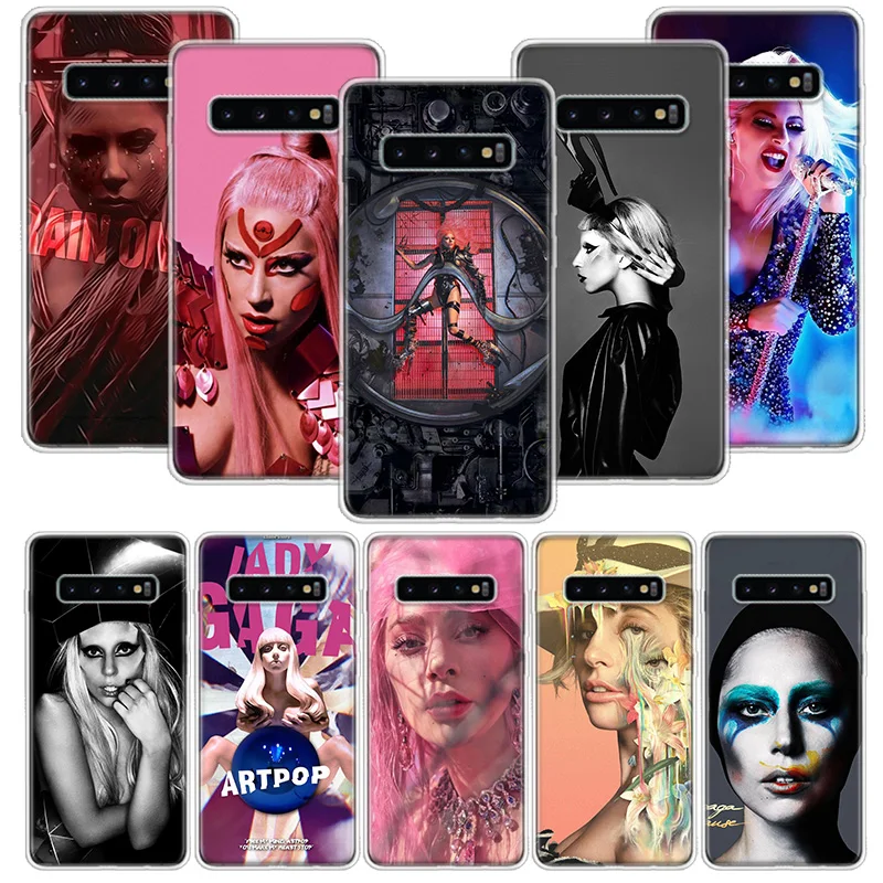 lady gaga singer Phone Case For Samsung Galaxy S23 S24 Ultra S20 FE S21 S22 Plus S10 S10E S9 S8 + Soft Cover Fundas