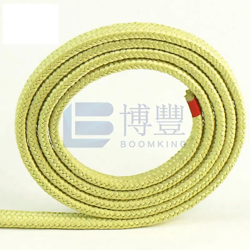 

Size 12 x 5mm Glass tempering furnace high temperature rope 200m per roll,insulated roller conveyor belt