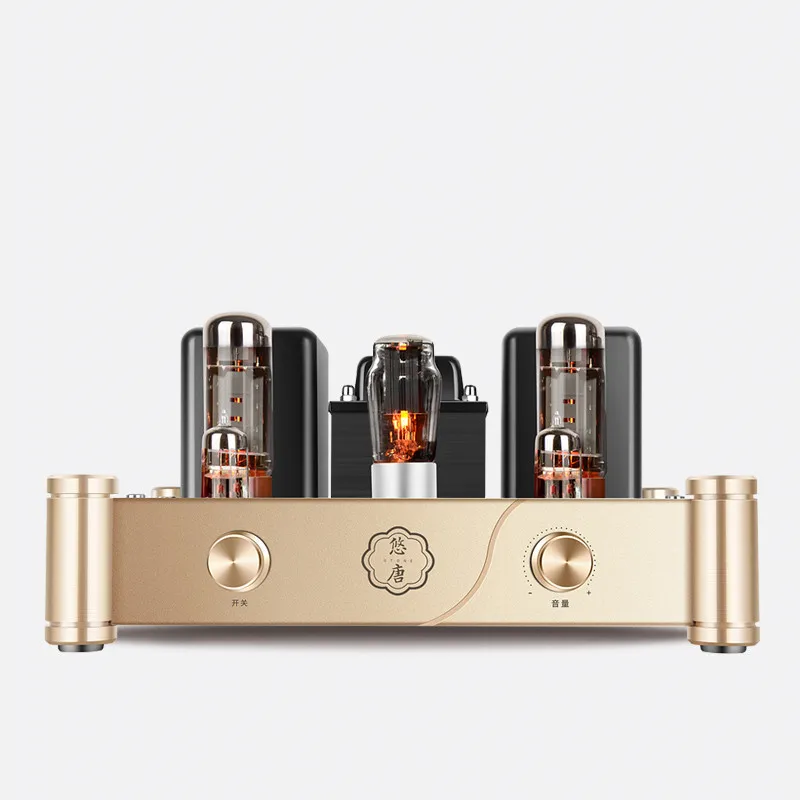 

MK8500 12W HIFI fever QCC3034 Bluetooth 5.0 EL34 + 6N2 vacuum tube Class A single-ended audio amplifier