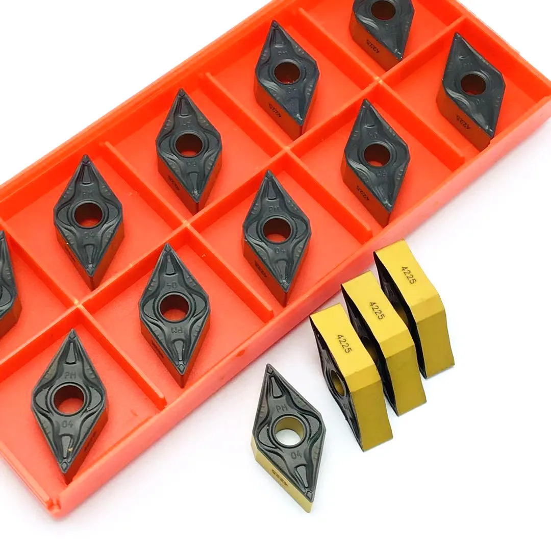 10pcs DNMG150604 PM4225 cemented carbide blade external turning tool high quality turning tool Tokarnyy metal blade pin milling
