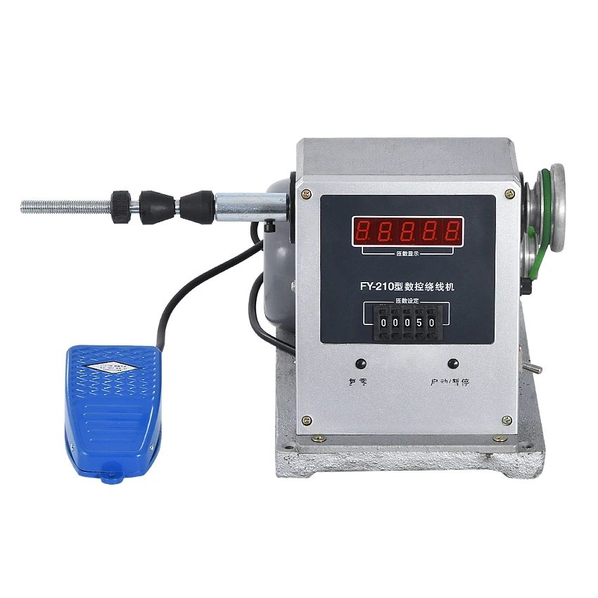 새로운 도착 FY-210 CNC 권선 기계 전자 와인더, 세트 링 번호 자동 정지, 권선 기계 220V 120W 0.025-0.8mm