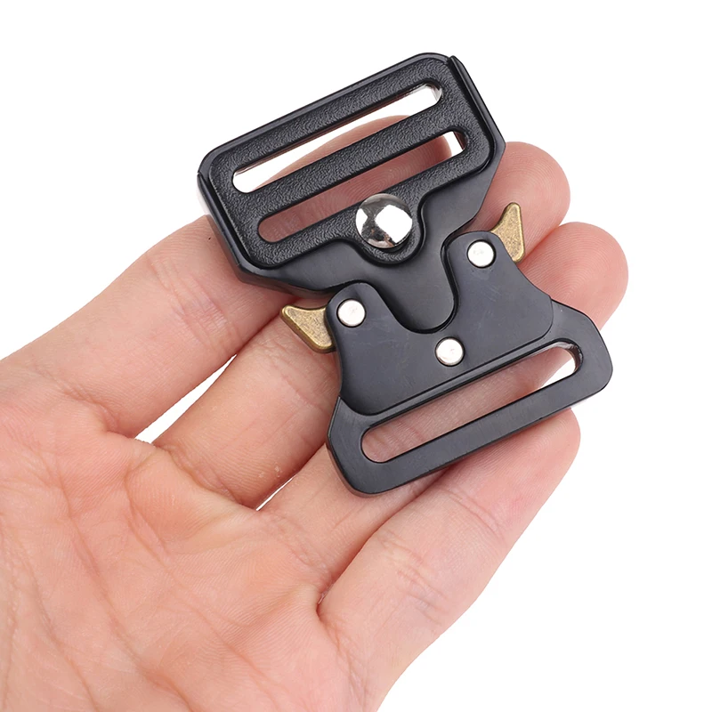 2 dimensioni fibbie per cinturini in metallo per tessitura borsa fai-da-te accessori per abbigliamento accessori fibbie per Clip 38mm/25mm