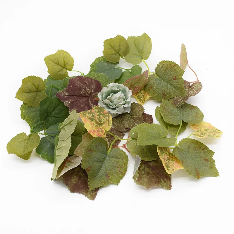 10/20 Stück künstliche Blätter, Simulation von Grünpflanzen, Dekorationen, DIY, Zuhause, Hochzeit, Gartendekoration, gefälschte Blätter, Süßigkeitenboxen – Detail 15