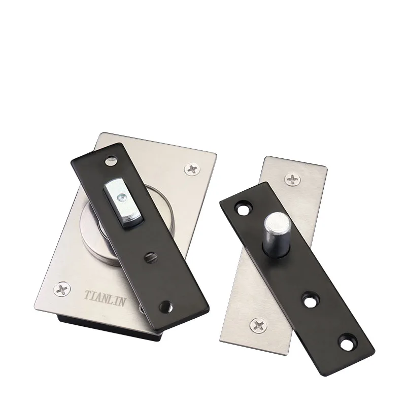 360-degree Rotating Shaft Wooden Door Upper and Lower Hinge Door Shaft Heaven and Earth Shaft Rotation Invisible Door Hinge