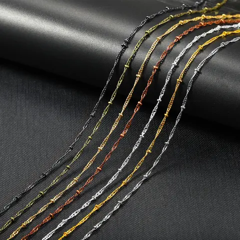 5m Copper Bead Chain for DIY Jewelry St.kunkka