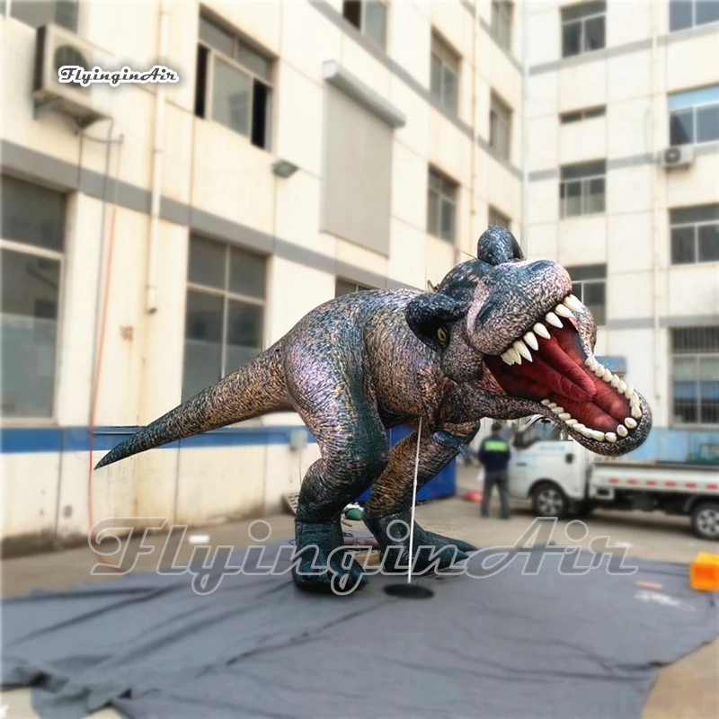 

Ferocious Inflatable Jurassic Park Dinosaur T.rex Model 3m Height Air Blow Up Tyrannosaurus Rex Balloon For Event