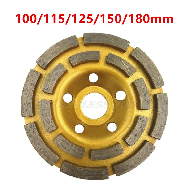 

100/115/125/150/180mm Diamond Segment Grinding Wheel Cup Disc Grinder Concrete Granite Stone Cut Drop Shipping