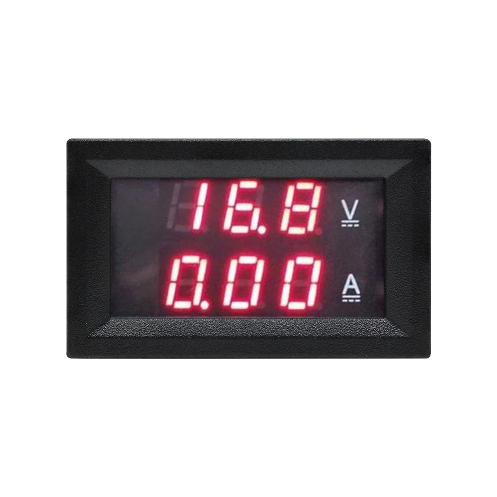 Voltímetro Digital de CC de 4,5 V a 30V, medidor de Panel de voltaje rojo/azul/verde para coche y motocicleta electromóvil de 6V y 12V