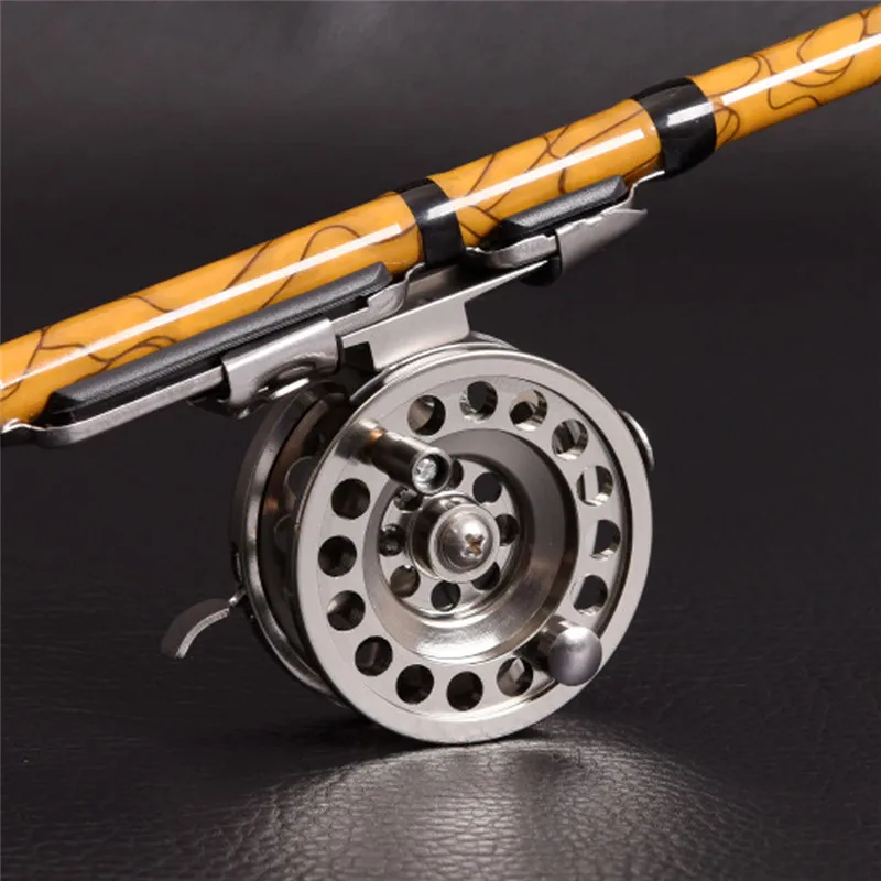 

Mini Ice Fishing Reel Ultralight Hand Reel Fly Fishing Line Wheel Carp Spool Fishing Tackle