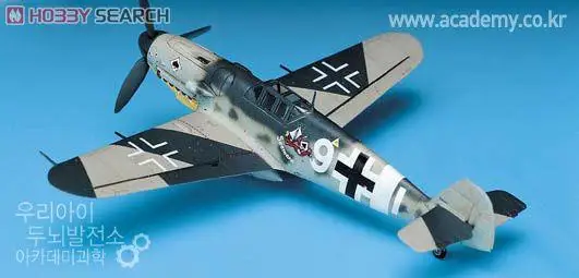 Academy AC12467 1/72 MESSERSCHMITT BF109G-6  PLASTIC MODEL kit