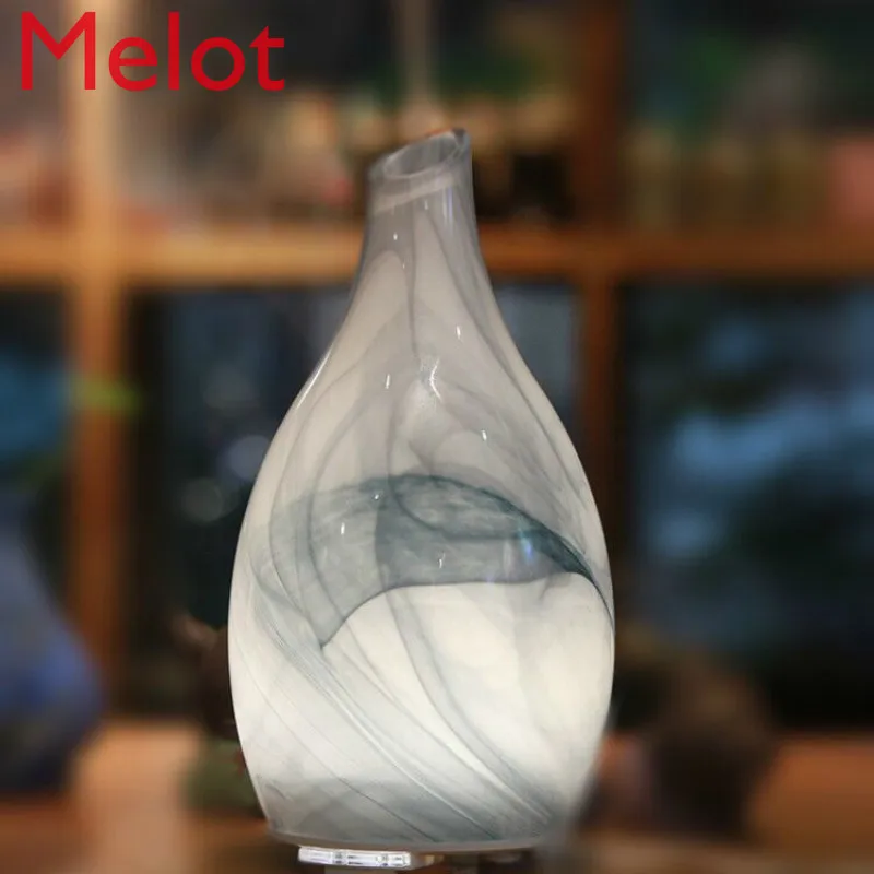 Glass Ultrasonic Domestic Aromatherapy Bedroom Humidification Sleep Aid Mute Essential Oil Incense Spray Lamp Plug-in