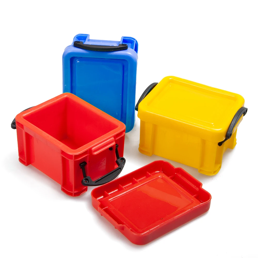 AXSPEED Simulated Plastic Mini Storage Box for TRX-4 Axial Wraith SCX10 1/10 1/12 RC Crawler Car Decoration Accessories