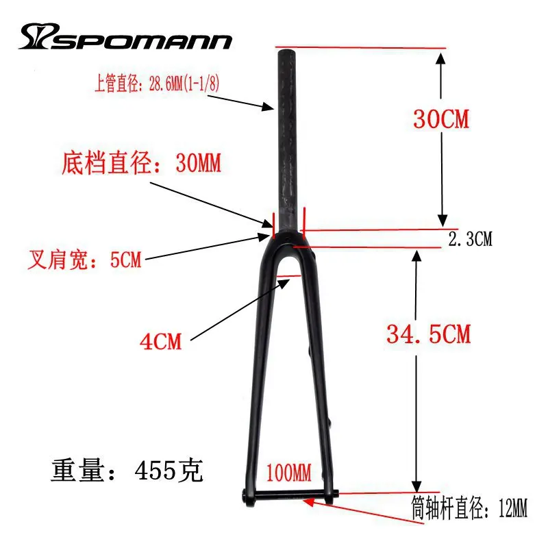 Newest 700C Road bike matt UD full carbon fibre bicycle thru axle flat disc brake front fork Hidden internal cable
