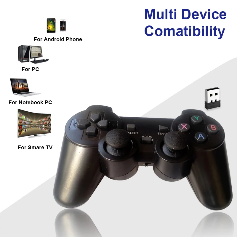 Mando inalámbrico de 2,4 Ghz para superconsola x-pro, mando USB para TV, Android TV BOX, teléfono