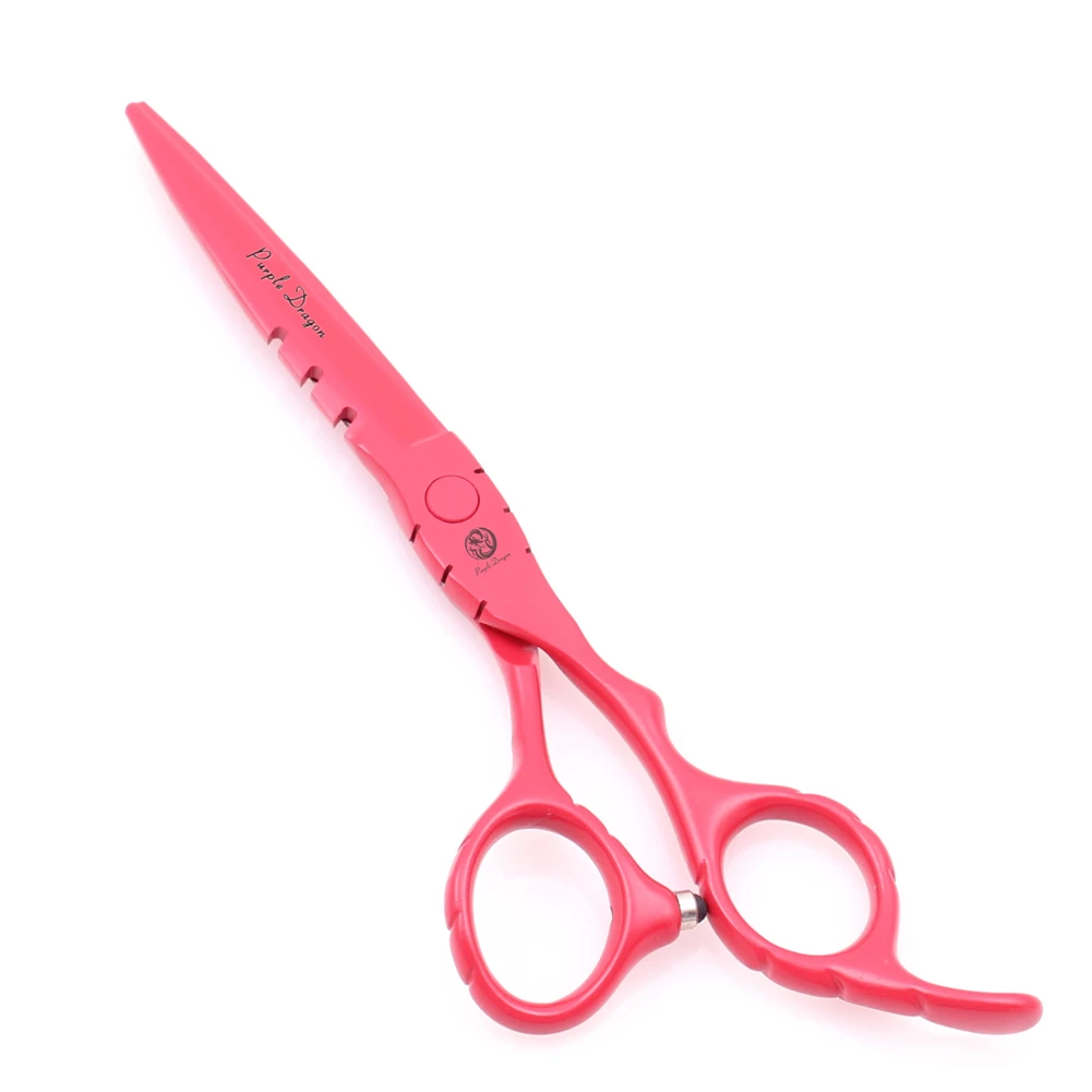 Professionelle Haarschere 5,5" 6" Purple Dragon Edelstahlschere für Friseursalon Effilierschere Haarschere Z1010 – Detail 9